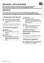 Preview for 43 page of Videotec MPX2CABL Instruction Manual