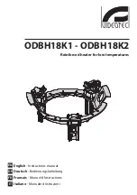 Предварительный просмотр 1 страницы Videotec ODBH18F2 Instruction Manual