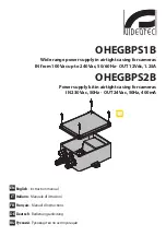 Предварительный просмотр 1 страницы Videotec OHEGBPS1B Instruction Manual