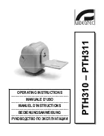 Videotec PTH310 Operating Instructions Manual preview