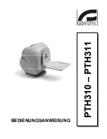 Preview for 39 page of Videotec PTH310 Operating Instructions Manual