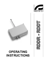 Preview for 14 page of Videotec RDDR433 Operating Instructions Manual