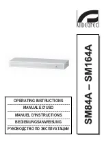 Videotec SM164A Operating Instructions Manual предпросмотр