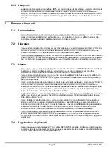 Preview for 34 page of Videotec SW164OSM Operating Instructions Manual