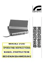 Videotec SW42REM Operating Instructions Manual предпросмотр