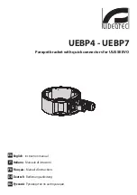 Videotec UEBP4 Instruction Manual предпросмотр