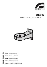 Предварительный просмотр 1 страницы Videotec UEBW Instruction Manual