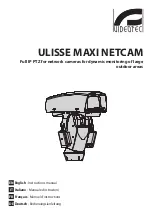 Videotec ULISSE MAXI NETCAM Instruction Manual preview