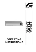 Предварительный просмотр 8 страницы Videotec VD14T Operating Instructions Manual