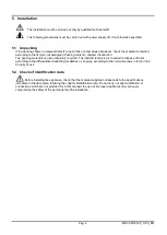 Preview for 10 page of Videotec VD816PR1 Operating Instructions Manual