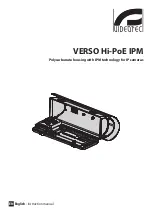 Предварительный просмотр 3 страницы Videotec VERSO Hi-PoE IPM Instruction Manual