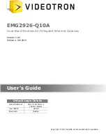 Videotron EMG2926-Q10A User Manual предпросмотр