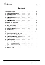 Preview for 4 page of videotronic TFT-1500 Installation And Operating Insctructions