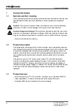 Preview for 6 page of videotronic TFT-1500 Installation And Operating Insctructions