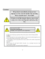 Preview for 2 page of Videsur VSP24W-25L User Manual