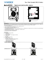 Preview for 4 page of Videx 2 Wire Manual