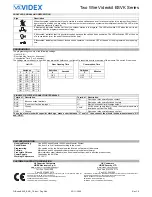 Preview for 5 page of Videx 2 Wire Manual