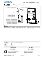 Preview for 6 page of Videx 2 Wire Manual