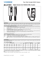 Preview for 7 page of Videx 2 Wire Manual