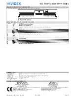 Preview for 11 page of Videx 2 Wire Manual