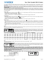 Preview for 17 page of Videx 2 Wire Manual