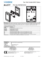 Preview for 20 page of Videx 2 Wire Manual