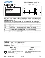 Preview for 23 page of Videx 2 Wire Manual