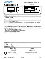 Preview for 27 page of Videx 2 Wire Manual