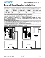 Preview for 29 page of Videx 2 Wire Manual