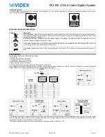 Предварительный просмотр 9 страницы Videx 2301N Kristallo Series User Manual