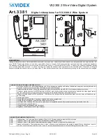 Предварительный просмотр 14 страницы Videx 2301N Kristallo Series User Manual