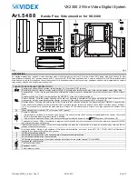 Предварительный просмотр 17 страницы Videx 2301N Kristallo Series User Manual