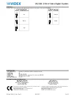 Предварительный просмотр 34 страницы Videx 2301N Kristallo Series User Manual