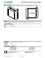 Предварительный просмотр 39 страницы Videx 2301N Kristallo Series User Manual