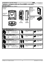 Предварительный просмотр 3 страницы Videx 2321 Kristallo Series Installation Handbook