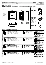 Предварительный просмотр 4 страницы Videx 2321 Kristallo Series Installation Handbook