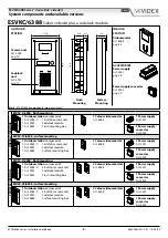 Предварительный просмотр 5 страницы Videx 2321 Kristallo Series Installation Handbook