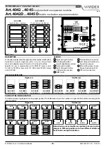 Предварительный просмотр 30 страницы Videx 2321 Kristallo Series Installation Handbook