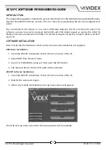 Предварительный просмотр 4 страницы Videx 4212 Series Programming Manual