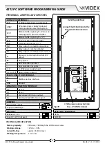 Предварительный просмотр 6 страницы Videx 4212 Series Programming Manual