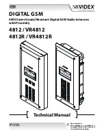 Videx / 4812R Technical Manual preview