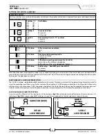 Предварительный просмотр 2 страницы Videx 4833 User Manual