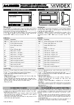 Предварительный просмотр 1 страницы Videx 520MR Installation Instruction