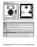 Предварительный просмотр 7 страницы Videx 6256 Installation Handbook