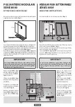 Videx 8000 Series Mounting Instructions preview