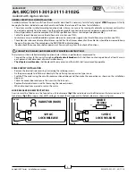 Предварительный просмотр 1 страницы Videx 8KC/3011 User Manual