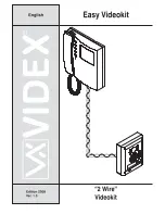 Videx ART.2301 User Manual preview