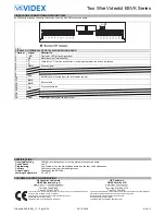 Предварительный просмотр 10 страницы Videx ART.2301 User Manual