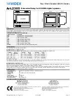 Предварительный просмотр 17 страницы Videx ART.2301 User Manual