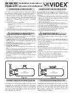 Videx DK2/DC Installation Instructions предпросмотр